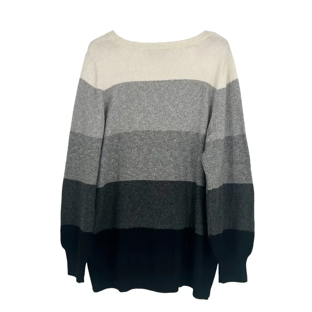 NEW Lane Bryant Classic V-Neck Tunic Pullover Sweater size 22/24